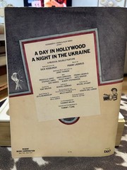 Vintage80s A Day In Hollywood Night In Ukraine Sheet Music Book Broadway Musical