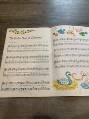 Vintage Whitman&rsquo;s 1957 Christmas Carol Piano Organ Music Book