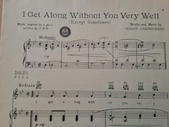 I GET ALONG WITHOUT YOU VERY WELL Piano Sheet Music, Uke Tabs & Lyrics 1939