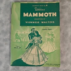 1940 Robbins Mammoth Series 6 Viennese Waltzes Piano Sheet Music Hugo Frey Book