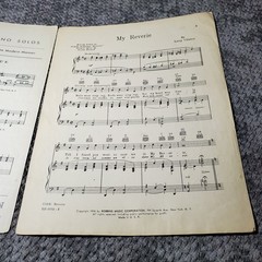 MY REVERIE Sheet Music Larry Clinton Debussy P/V/G Robbins 1938