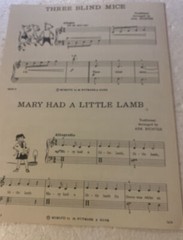 Here Comes The Ice Cream Man Sheet Music 1958 excellent condition