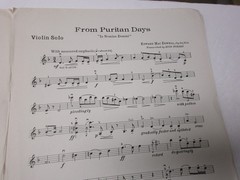 Edward MacDowell From puritan Days Violin Cello and Piano Sheet Music