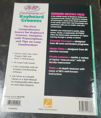 DICTIONARY OF KEYBOARD GROOVES – 48 Pages with CD by Andrew D. Gordon VG+ SO181
