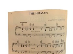 The Hitman Sheet Music Logic Piano Vocal Guitar 90s Eurodance Pop Rap F5AC