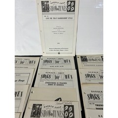 Sheet Music Large Bulk Lot Vintage Barbershop Quartet Harmony Heritage Songs
