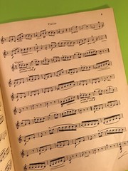7 Sonatinas for Violin, Vintage 1914 sheet music booklet, 19 pages, some writing