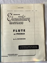 Lot of 3 Vintage Rubank Elementary Method Books Clarinet Flute Trumpet Cornet