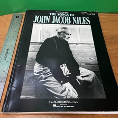 Songs of John Jacob Niles High Voice Piano Vocal Sheet Music Book 050481076
