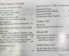 Sheet Music Magazine – 4 Issues 1997 – Piano/Guitar – Very Good Condition