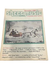 Sheet Music Magazine Dec 1982 Standard Piano Guitar Christmas Lerner Loewe Santa