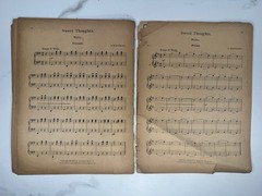 1909 Easy Duets In Easy Keys Piano Music Book G Martaine Illustrated Cover Folio