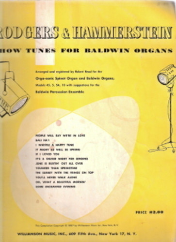 Rodgers & Hammerstein Show Tunes for Baldwin Organs