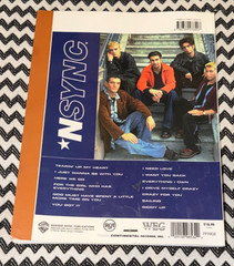 *NSYNC Piano Vocal Chords Sheet Music Book Pre-Owned (EUC) 1998 FAST SHIP
