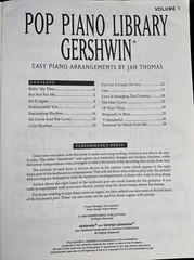 Pop Piano Library – Gershwin : Piano by George Gershwin