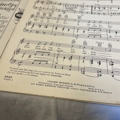 1930 For You Sheet Music Al Dubin Joe Burke M. Witmark Romance Art Deco Cover