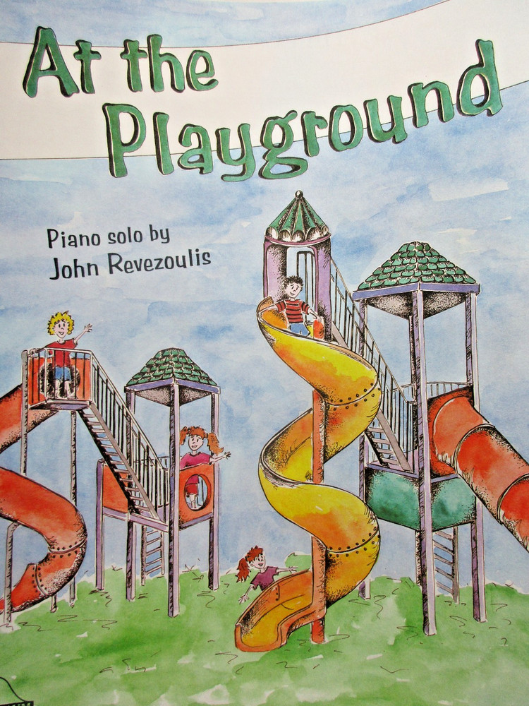 Sheet Music for Teacher & Student – At the Playground by John Revezoulis