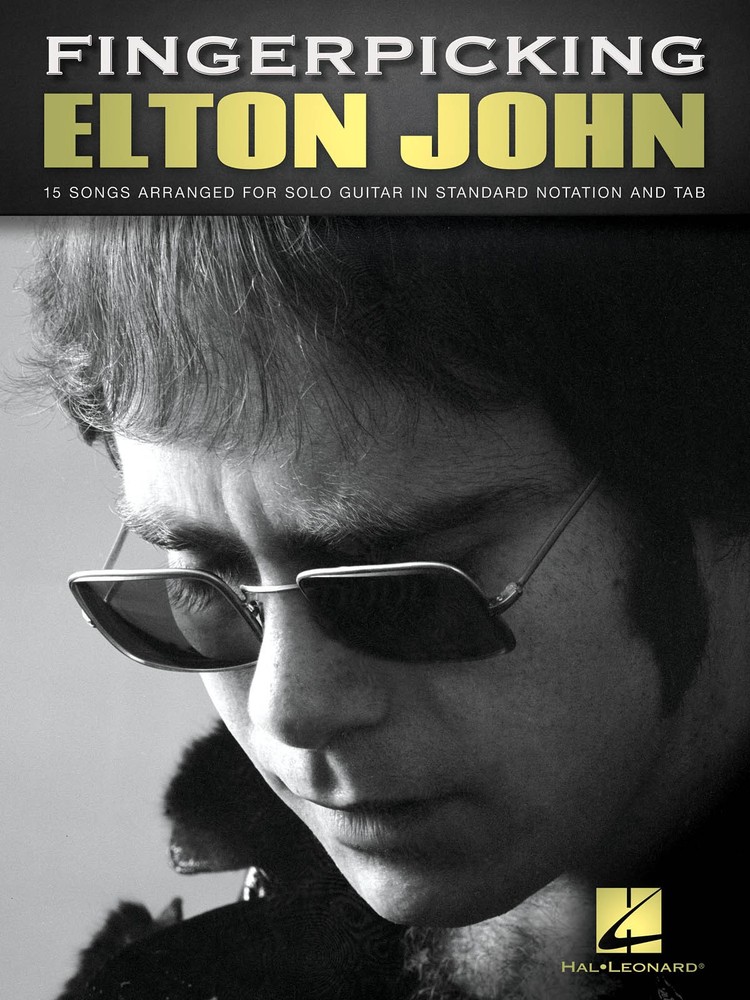 Fingerpicking Elton John Solo Guitar Tab Intermediate Sheet Music 15 Songs Book