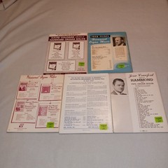 Hammond Organ Music Lot 5 Music Books Feibel Coleman Crawford Harms Vintage
