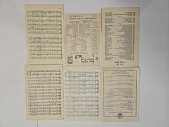 Lot of 30 Choral Choir Sheet Music SATB Vintage Religious Various Church Songs