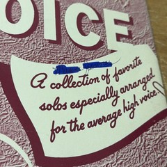 High Voice Volume Two Vintage Sheet Music 1949