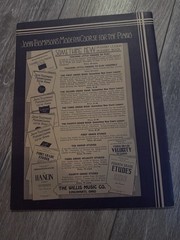 Vintage John Thompson First Grade Etudes Piano Music Book 1939 Willis Music