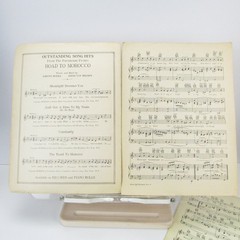 Road to Morocco Vocal Selections Songbook P/V/G Famous Music 1942 Piano Ukulele