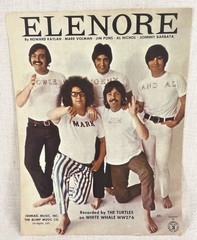 Rare! Elenore- The Turtles Cover- Sheet Music 1968 The Blimp Music Co. LA Cali