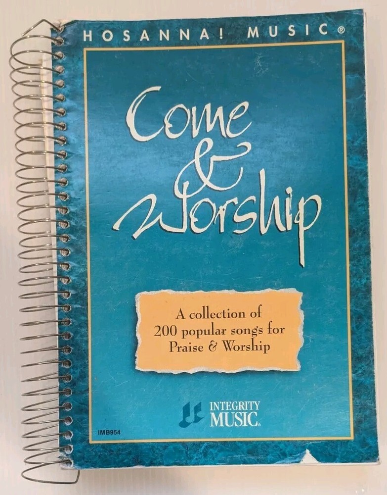 Come And Worship Hosanna Music Praise Worship Songbook 200 Popular Songs 1994