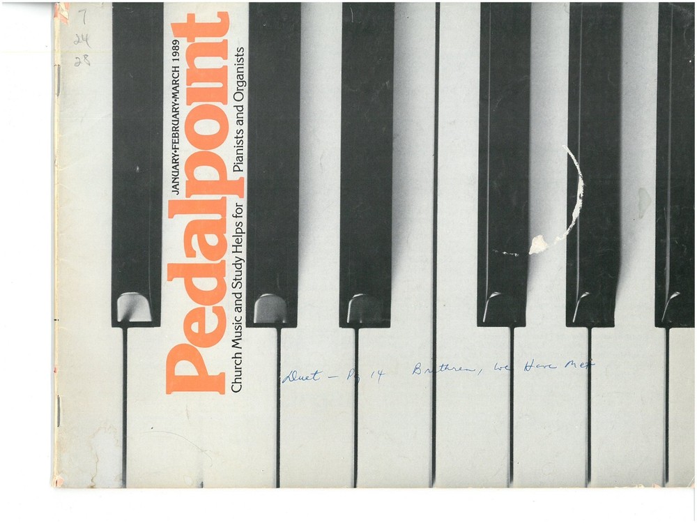 Pedalpoint January/February/March 1989 Volume 8, Number 2