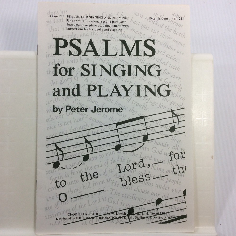 Psalms for Singing and Playing Jerome Choral Octavo Sheet Music Unison