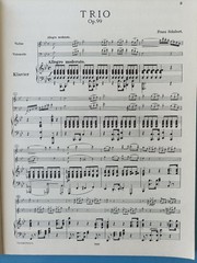 Schubert Piano Trios Op. 99 & Op. 100 Parts for Piano, Violin and Cello