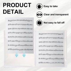 MECCANIXITY Sheet Music Folder Display 20 Pages 8.5 x 11, Gradient Pink