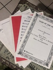 Lot Of 5 Trumpet (Brass) Solos with Piano Accompaniment Sheet Music Books