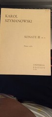 rare vintage Piano sonata SZYMANOWSKI music score