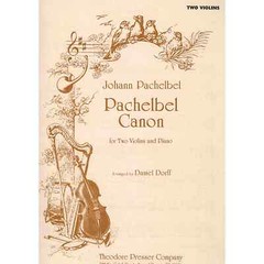 Pachelbel Canon, For Two Violins And Piano, Violin I, Violin Ii, Piano