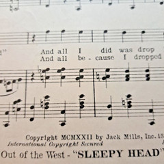 Music Sheet ILL STAND BENEATH YOUR WINDOW TONIGHT & WHISTLE © 1922 Georgie Price