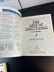 BEST OF ROCK&rsquo;N&rsquo; ROLL ELVIS TO BEATLES PIANO/VOCAL/GUITAR SHEET MUSIC BOOK 300 PG