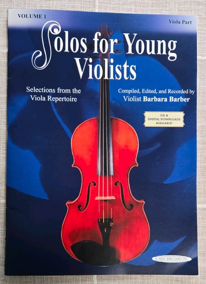 Solos For Young Violists Viola Part And Piano Acc., Volume 1 Selections From