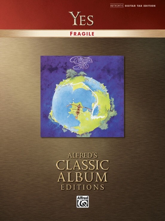 YES FRAGILE MUSIC BOOK AUTHENTIC GUITAR TAB EDITION ALFRED CLASSIC ALBUM NEW