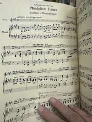 K 1930 Piano/Violin Piano Novelty Sheet Music PLANTATION DANCE By Shilkret