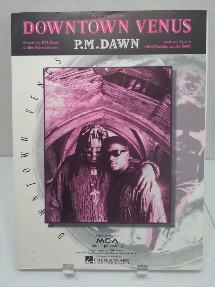 Downtown Venus P.M. Dawn Sheet Music Piano Voice Guitar 90s Hip Hop Rap R&B F5J