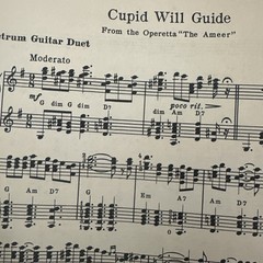 Witmark Folio #1 Victor Herbert Classical Guitar Sheet Music 1931 Duo W Piano