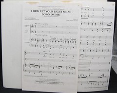 Lord Let Your Light Shine Down On Me – Nancy Price & Don Besig – Sheet Music