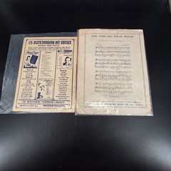 Lot of 14 Vintage 1910s-1940s Popular Sheet Music Piano Vocal Songs Tin Pan