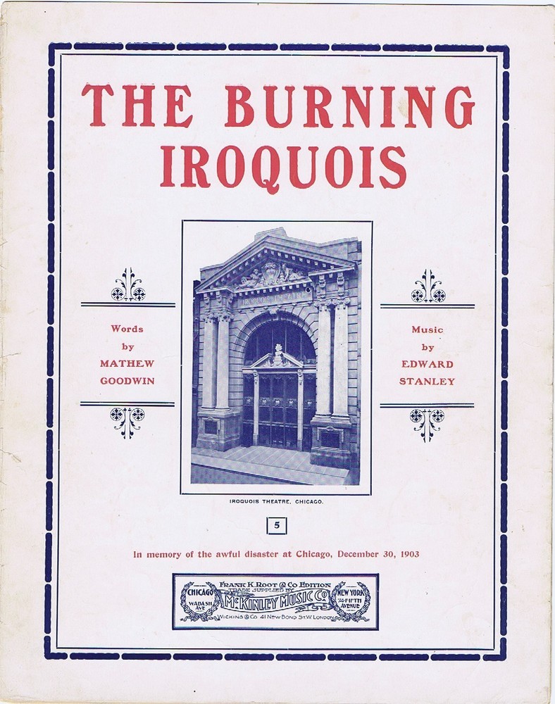 Burning of the Iroquois Theatre – Dec. 30, 1903, Chicago – near 600 lost!