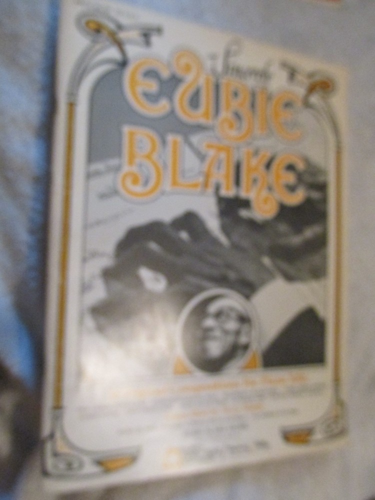 Rare BLACK BROADWAY sheet music Song Book EUBIE BLAKE Charleston Rag Ragtime +