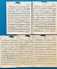 Mozart Piano Concerto No.22 Eb K.482 Arranged for Piano & Strings – String parts