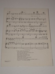 GLEN CAMPBELL RHINESTONE COWBOY SHEET MUSIC 2401RSMT 1974 20TH CENTURY FOX RARE