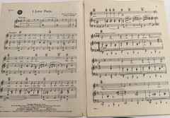 Cole Porter CAN-CAN Sheet Music Lot 6 Pieces 1953 Broadway + 1960 Film Sinatra